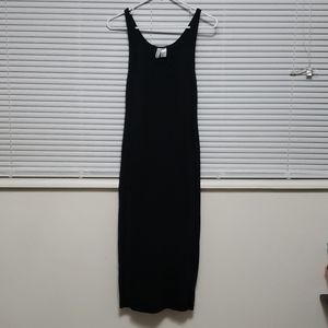 Black slim dress
